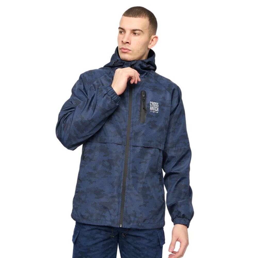 Crosshatch Mens Janscore Jacket / Navy